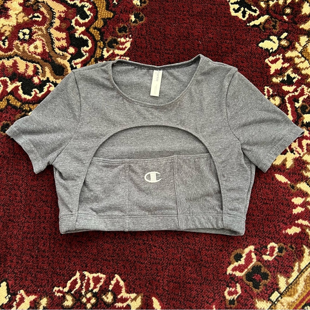 frankie collective vintage reworked cropped top